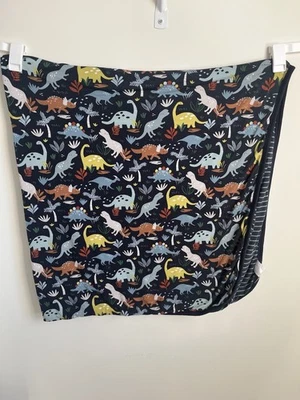 Одеяло Little Sleepies Dinosaur Cloud темно-синее A Jurassic Jungle 50x50 бамбук - Изображение 1 из 2