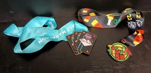 Lot Of 2 Marathon Medals Rock N Roll Las Vegas Marathon & Tacos Tequila 5k - Picture 1 of 9