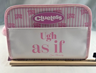 Bolso de cosméticos Primark nuevo con etiquetas despistado rosa y blanco maquillaje artículos de tocador Foto 1 de 4