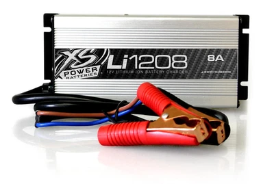 Cargador de batería de litio Intelli de alta frecuencia XS Power Li1208 12V 8A para automóvil Foto 1 de 2