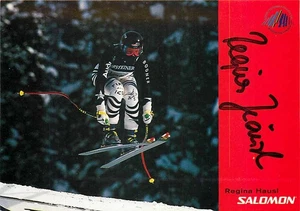 Regina Hausl Autogrammkarte Ski Alpin Salomon Wintersport 90er Jahre - Bild 1 von 2