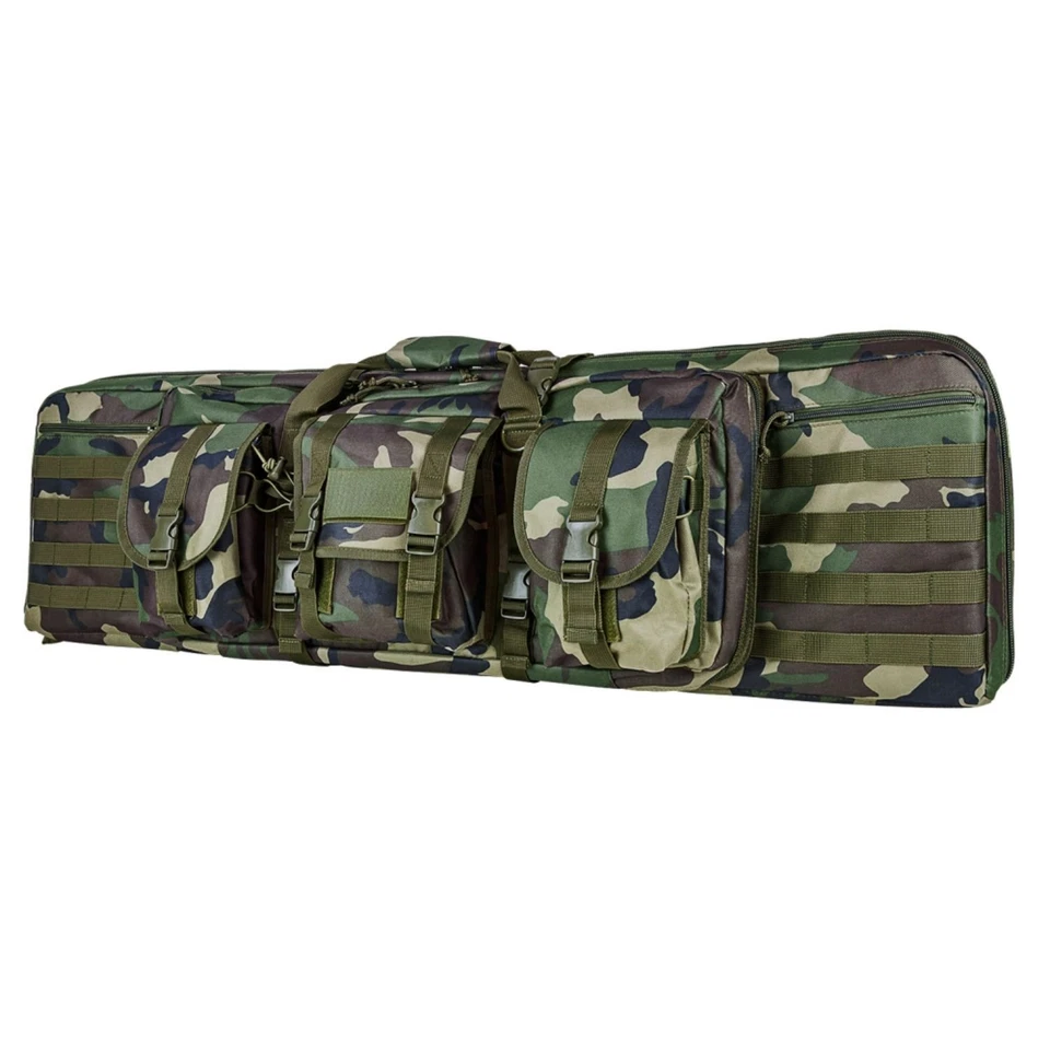 Estuche de carabina doble Vism 42 pulgadas - Woodland Camo CVDC2946WC-42 Foto 1 de 1