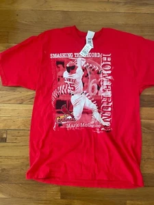 New Mark McGwire St. Louis Cardinals 1998 MLB Home Run Record Men's Medium Rare - Picture 1 of 3