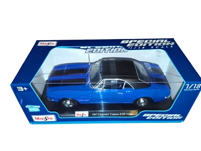 Maisto 1:18 1967 Chevrolet Camaro Z/28 Purple Diecast Special Edition Model - Image 1 of 4