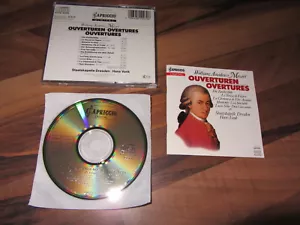 MOZART Ouvertüren Overtures 1986 JAPAN made CD album - Picture 1 of 2