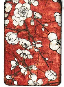 Mini Junk Journal Cards; Asian Inspired Cherry Blossoms, 12 pcs 2" x 3" - Picture 1 of 2