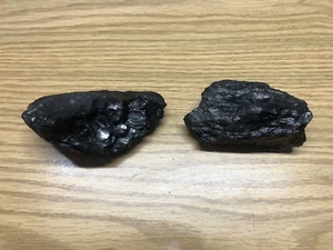 6 Unzen + oder - Kohleklumpen echte Pennsylvania Kohle Anthrazit lustiges Weihnachtsgeschenk - Bild 1 von 1