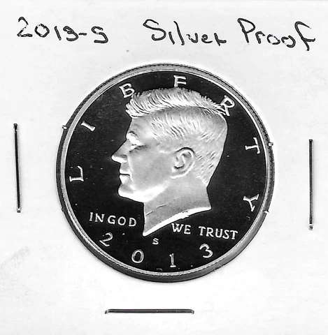 2013-S Silver Kennedy Half Dollar Proof Cover
