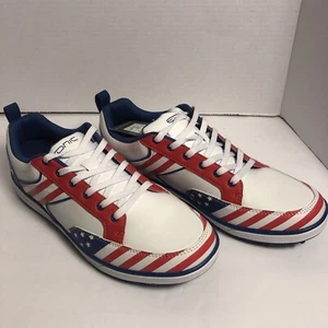Etonic Red, White and Blue 4th of July Limited Edition Golf shoes US size 9 New - Picture 1 of 8
