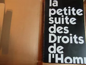 F 85 Petite suite des droits de l'homme (7 cartes nsb) + encart + carton origine - Foto 1 di 12