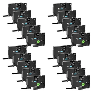 Cinta de etiquetas 20PK laminada blanca sobre negra TZ-315 TZe315 para Brother P-Touch 0,23' - Imagen 1 de 8