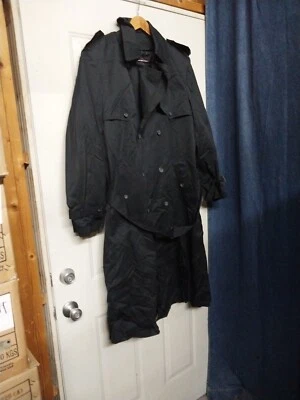 Charles KLEIN двойной грудью черный Тренч со съемной подкладкой - 42L - Изображение 1 из 4