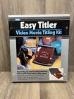 SIMA Easy Titler Video Movie Titling Kit 