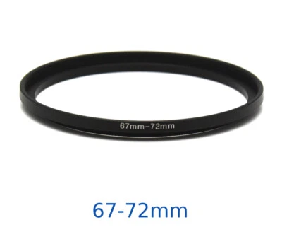 Lens filter adapter ring 67-72mm step-up DSLR Nikon Canon universal professional - Image 1 of 3