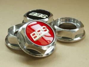 Hex Nuts for Lenso BSX POLISHED Center Cap 4x100 5x100 5x112 16 17 18 19 VW BMW - Picture 1 of 5