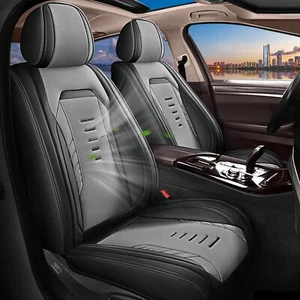 For Subaru Outback 2010-2024 Car 5 Seat Covers PU Leather Front Rear Cushion Pad - Picture 1 of 7
