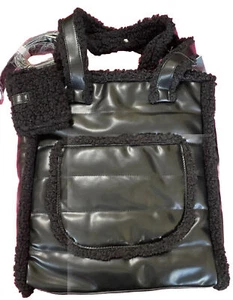 Large Faux Leather Tote Bag - Picture 1 of 2