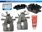For Audi A4 Brake Calipers + Brake Pads & Free Lubricant Pair Front 1995-2009