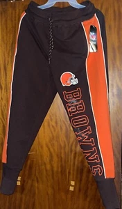 New Era NFL Team Apparel Cleveland Browns Sweatpants Womens Size Small Brand New - Picture 1 of 24