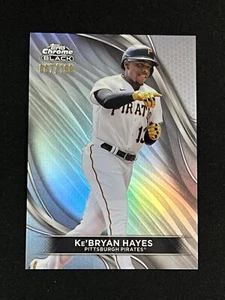 2024 Topps CHROME BLACK KE'BRYAN HAYES REFRACTOR 67/199 PIRATES #21 - Picture 1 of 2