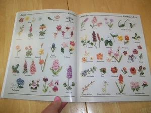An Encyclopedia of Ribbon Embroidery Flowers Pattern Design Booklet Needlepoint - Picture 1 of 9