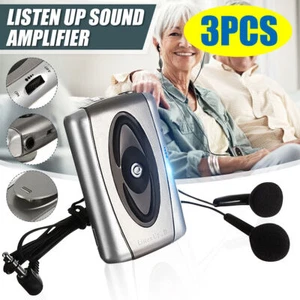 1-3x Hearing Aid Listen Up Voice Spy Sound Amplifier Hearing Aid Headset Medical - Picture 1 of 11