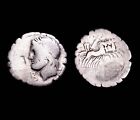 Republic Denarius Roman Scipio Asiagenus. Serrate Denarius (106 Bc). Rome