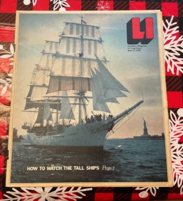 1976 Newsday Newspaper The Tall ship Guide Interview Spiro Agnew Vintage - Image 1 of 4