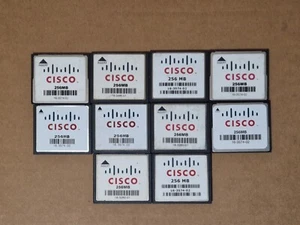 10 x 256MB CompactFlash CF Memory Cards Bulk Job Lot - Picture 1 of 1