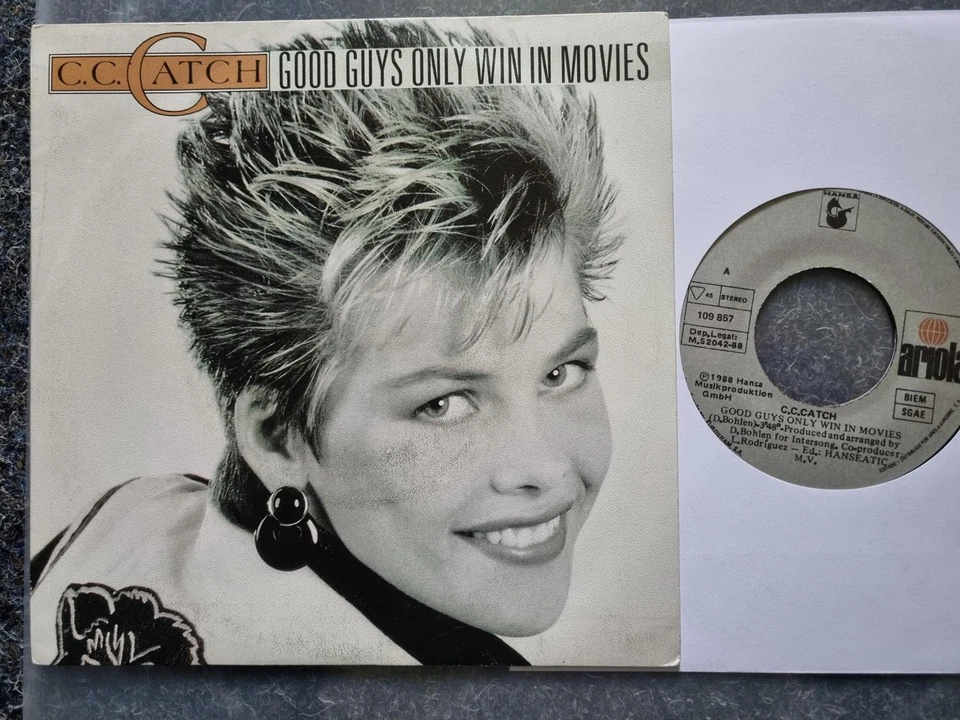 C.C. Catch - Good guys only win in movies 7'' Single SPAIN - Image 1 of 4