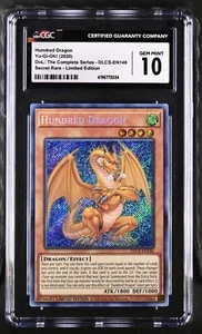 Yugioh Hundert Drachen - Secret Rare - CGC 10 Gem Mint - Very Low POP - Free Pack - Bild 1 von 2