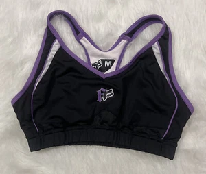 FOX RACING sports bra WOMENS medium black purple - Picture 1 of 4