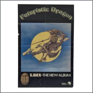 T-Rex Futuristic Dragon 1976 Promotional Poster (UK) - Picture 1 of 1