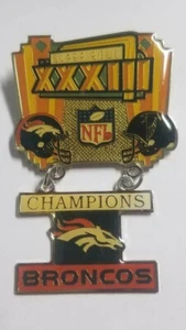 Denver Broncos Super Bowl XXXIII Champions Peter David Sammler Pin selten - Bild 1 von 3