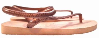 Chanclas Sandalias Havaianas Zapatos de Verano Sin Cordones Cómodos Acolchados Para Mujer Talla 5 Foto 1 de 4