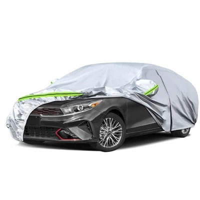 For Kia Forte 2009-2025 Waterproof Car Cover 6 Layers All Weather with Zipper Do Foto 1 de 4