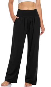 Women's Plus Size High Waist Yoga Sweat Pants Casual Loose Fit Sweatpants Com... - Picture 1 of 5