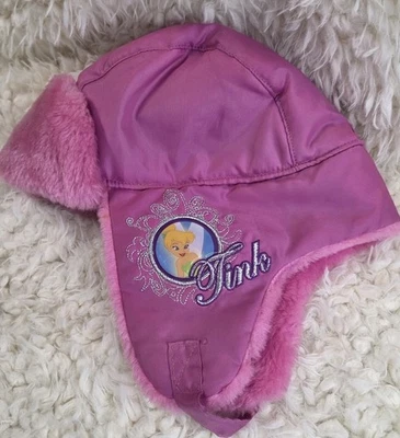 Disney Hadas Tinker Bell “Tink” Rosa Imitación Piel Trampero Sombrero Oreja Solapa OSFM Y2K Foto 1 de 4
