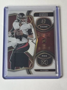 2022 Panini Select - Draft Selections Desmond Ridder #DS-4 Red Prizm (MEM, RC) - Picture 1 of 2