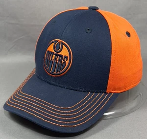 Edmonton Oilers Canada NHL Strap Back Cap Hat Navy Hockey Adjustable Kids Boys - Picture 1 of 17