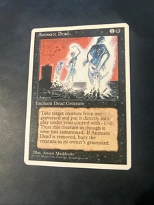 Magic The Gathering MTG - Animate Dead - Fourth Edition 1995 VG - Picture 1 of 2