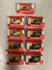 Vintage 1979 Lot of 9 Budweiser Anheuser Busch Days Gone - Diecast Trucks - New - Bild 1 von 5