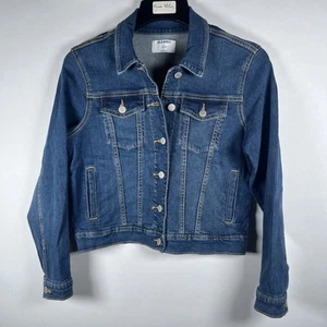 Old Navy Girls Size XL (14-16) Blue Button Up Denim Jean Jacket - Picture 1 of 4