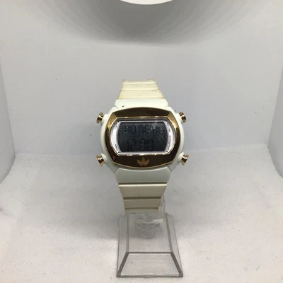 Reloj Adidas Candy Mujer 33mm ADH1696 Blanco Tono Plata Digital Correa de Goma Foto 1 de 4