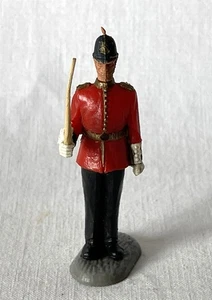 Vintage Painted Plastic British Toy 65mm Soldier Standard Bearer Unknown Maker - Picture 1 of 7