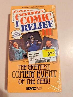 Comic Relief 3 VHS Billy Crystal Whoopi Goldberg Robin Williams Sealed Saget KVC - Image 1 of 4