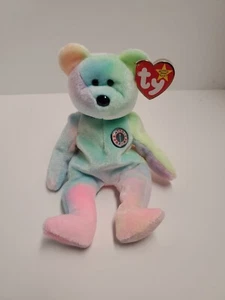 Ty Beanie Baby: Geburtstag Bär Herzanhänger Datum leer Tush Tag 1999 - Bild 1 von 4