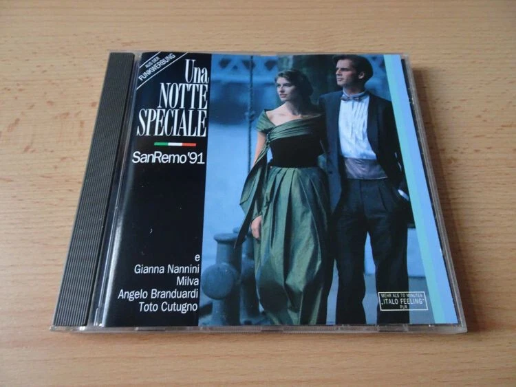 CD Una Notte Speciale San Remo `91: Gianna Nannini Milva Toto Cutugno Tony Espos - Bild 1 von 1