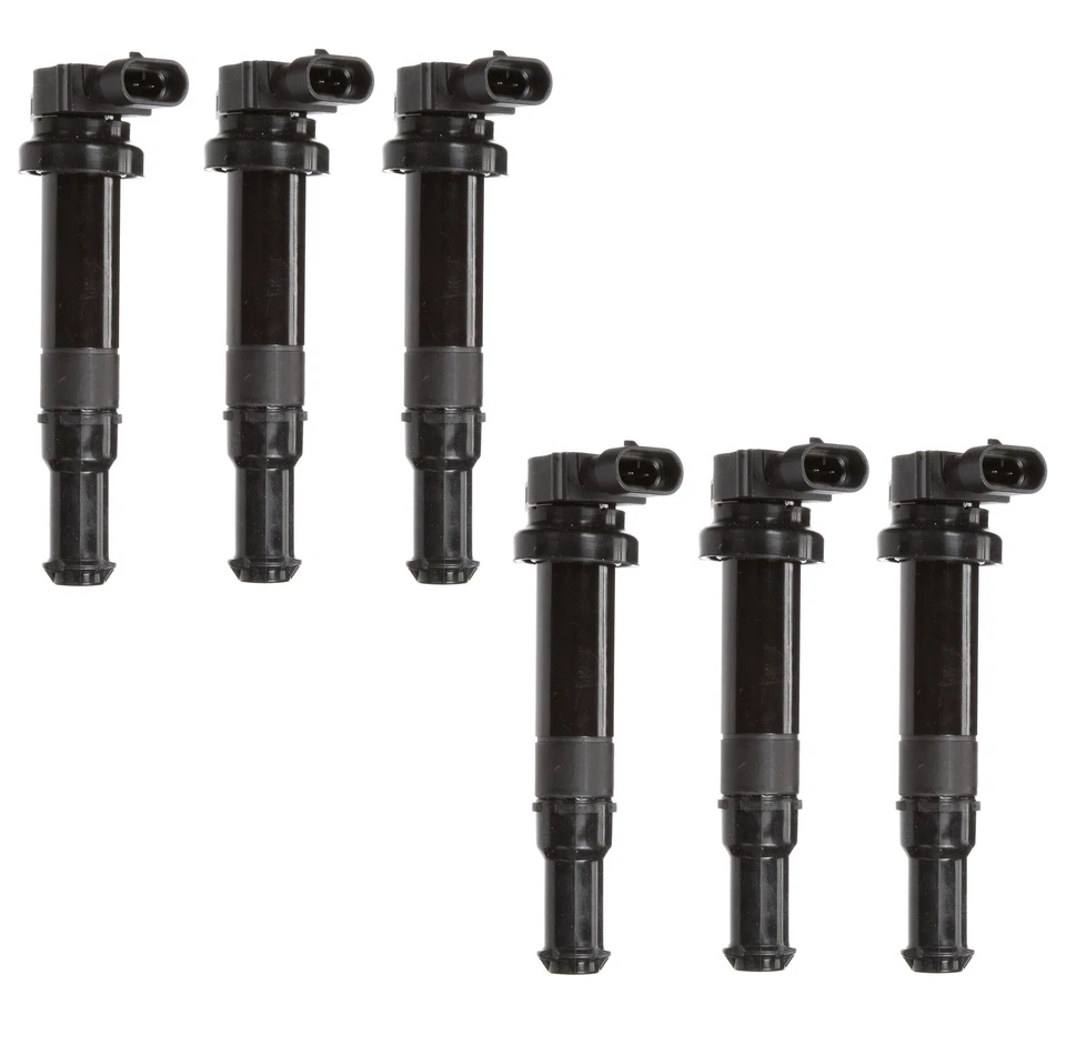 Комплект из 6 катушек прямого зажигания Delphi для Kia Optima 2,7 л V6 2006-2007 НОВЫЕ - Изображение 1 из 1