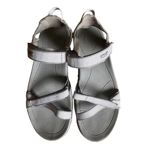 Teva Sandals Hiking Walking Water Friendly Sporty Straps Gray Women's Size 6 - Imagen 1 de 7